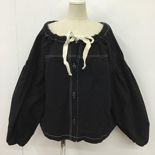 フリークスストア FREAK'S STORE シャツ、ブラウス 長袖 FREE 無地 黒 / ブラック /  レディース USED 古着 中古 10104658