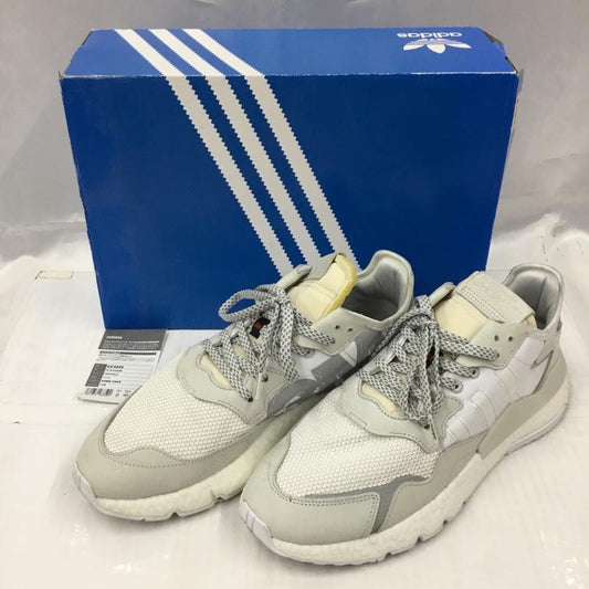 アディダス adidas スニーカー スニーカー EE5855 NITE JOGGER 30cm 箱有 30.0cm ロゴ、文字 白 / ホワイト / X 灰 / グレー /  メンズ USED 古着 中古 10104660
