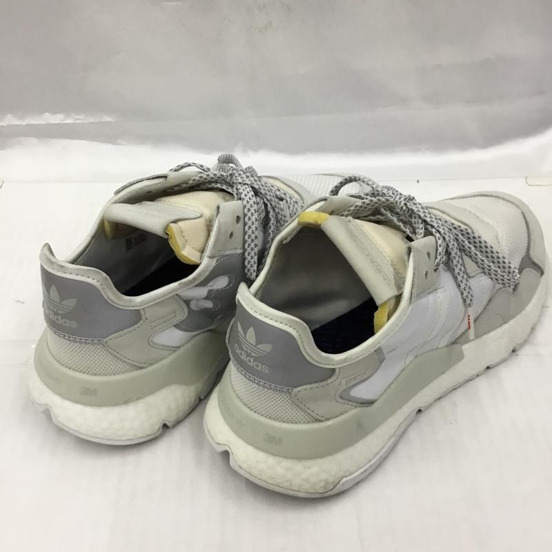 アディダス adidas スニーカー スニーカー EE5855 NITE JOGGER 30cm 箱有 30.0cm ロゴ、文字 白 / ホワイト / X 灰 / グレー /  メンズ USED 古着 中古 10104660