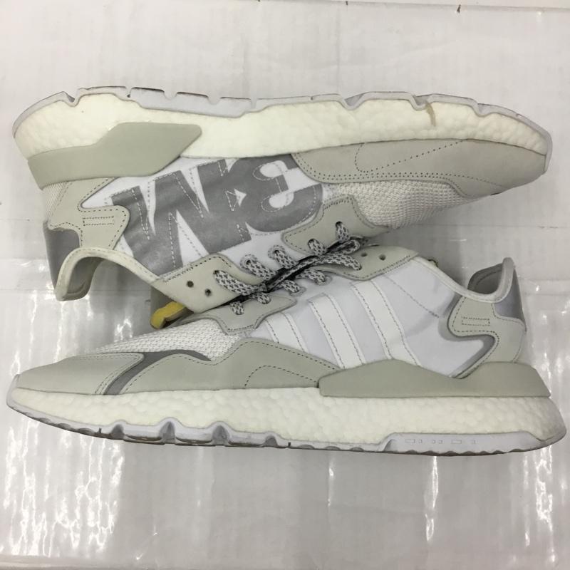 アディダス adidas スニーカー スニーカー EE5855 NITE JOGGER 30cm 箱有 30.0cm ロゴ、文字 白 / ホワイト / X 灰 / グレー /  メンズ USED 古着 中古 10104660
