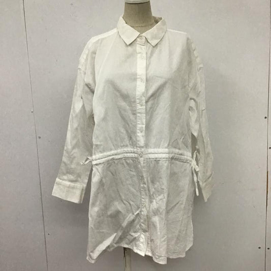 レプシィム LEPSIM シャツ、ブラウス 長袖 FREE 無地 白 / ホワイト /  レディース USED 古着 中古 10104674