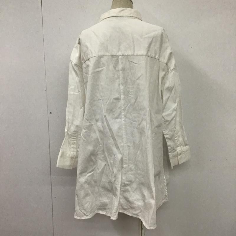 レプシィム LEPSIM シャツ、ブラウス 長袖 FREE 無地 白 / ホワイト /  レディース USED 古着 中古 10104674