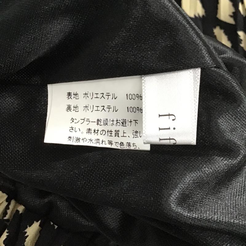 フィフス fifth スカート ロングスカート ロングスカート フレアスカート プリーツスカート 総柄 ヒョウ柄・レオパード柄 黒 / ブラック / X ベージュ / ベージュ /  レディース USED 古着 中古 10104687