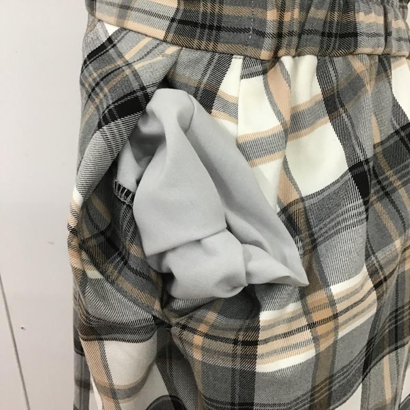 グローバルワーク GLOBAL WORK スカート ロングスカート チェック柄 フレア M チェック マルチカラー / マルチカラー /  レディース USED 古着 中古 10104696