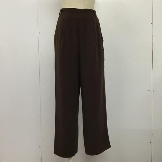 ローリーズファーム LOWRYS FARM パンツ スラックス FREE 無地 茶 / ブラウン /  レディース USED 古着 中古 10104698