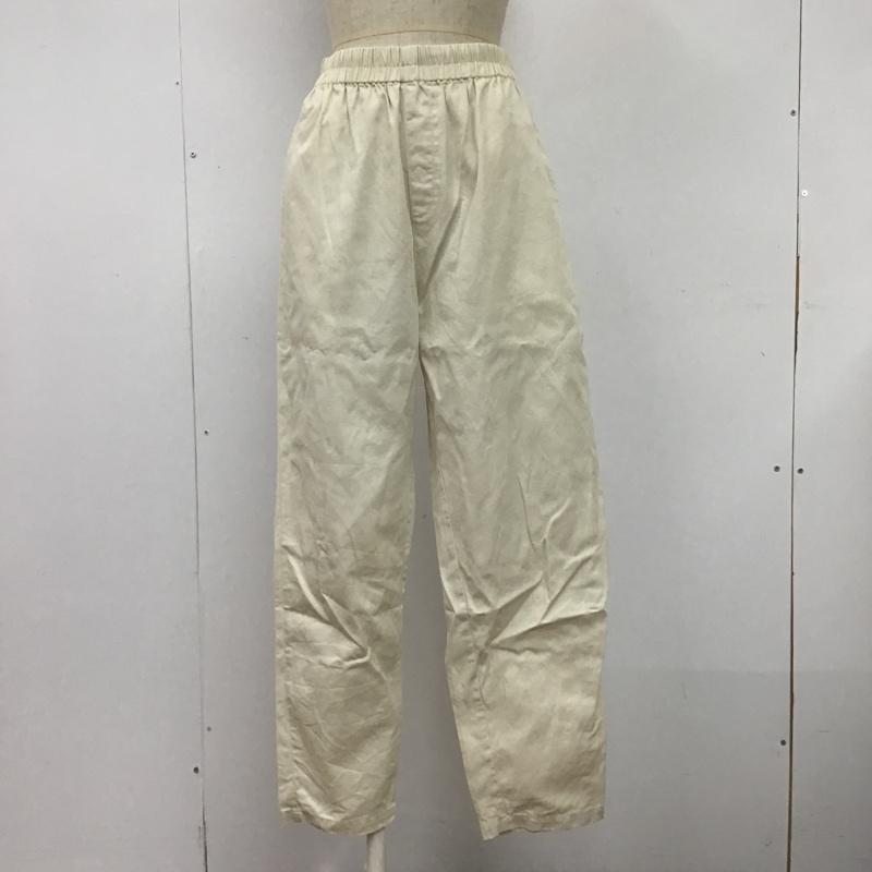 アイテムズ アーバンリサーチ ITEMS URBAN RESEARCH パンツ スラックス IT25-24A005 シェフパンツ FREE 無地 アイボリー / アイボリー /  レディース USED 古着 中古 10104701