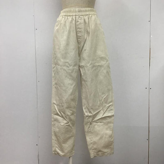 アイテムズ アーバンリサーチ ITEMS URBAN RESEARCH パンツ スラックス IT25-24A005 シェフパンツ FREE 無地 アイボリー / アイボリー /  レディース USED 古着 中古 10104701