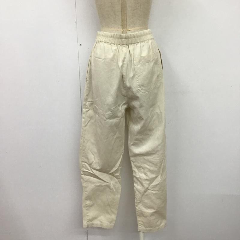 アイテムズ アーバンリサーチ ITEMS URBAN RESEARCH パンツ スラックス IT25-24A005 シェフパンツ FREE 無地 アイボリー / アイボリー /  レディース USED 古着 中古 10104701