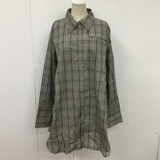 ジーナシス JEANASIS シャツ、ブラウス 長袖 長袖ロングシャツ チェックシャツ カラーシャツ ポケットカジュアルシャツ FREE チェック マルチカラー / マルチカラー /  レディース USED 古着 中古 10104703