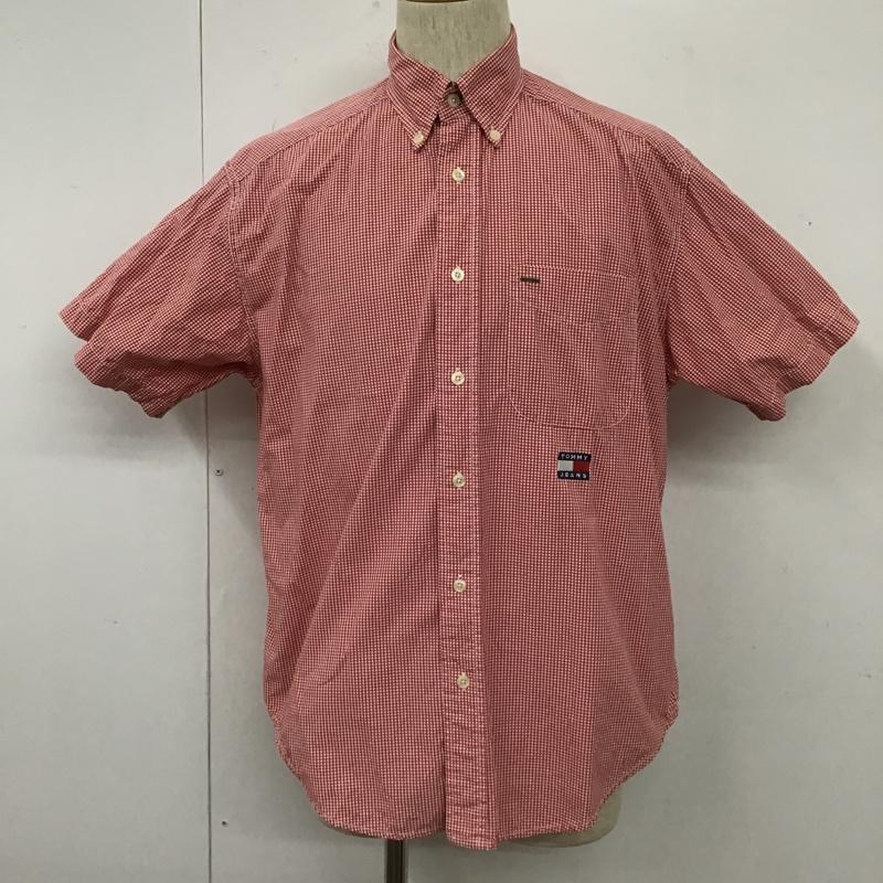 トミー ジーンズ TOMMY JEANS シャツ、ブラウス 半袖 チェックシャツ ボタンダウンシャツ M チェック マルチカラー / マルチカラー /  メンズ USED 古着 中古 10104707