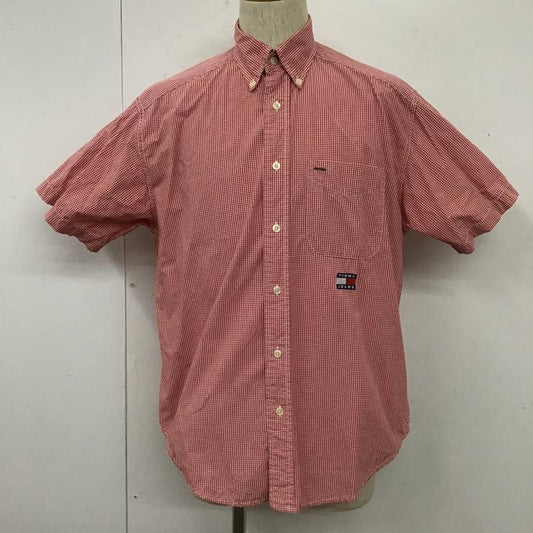 トミー ジーンズ TOMMY JEANS シャツ、ブラウス 半袖 チェックシャツ ボタンダウンシャツ M チェック マルチカラー / マルチカラー /  メンズ USED 古着 中古 10104707