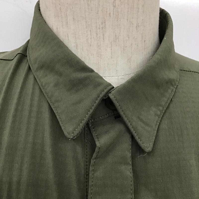 オークリー OAKLEY シャツ、ブラウス 長袖 432863JP スカルシェルターBD 長袖 シャツ L 無地 カーキ / カーキ /  メンズ USED 古着 中古 10104711