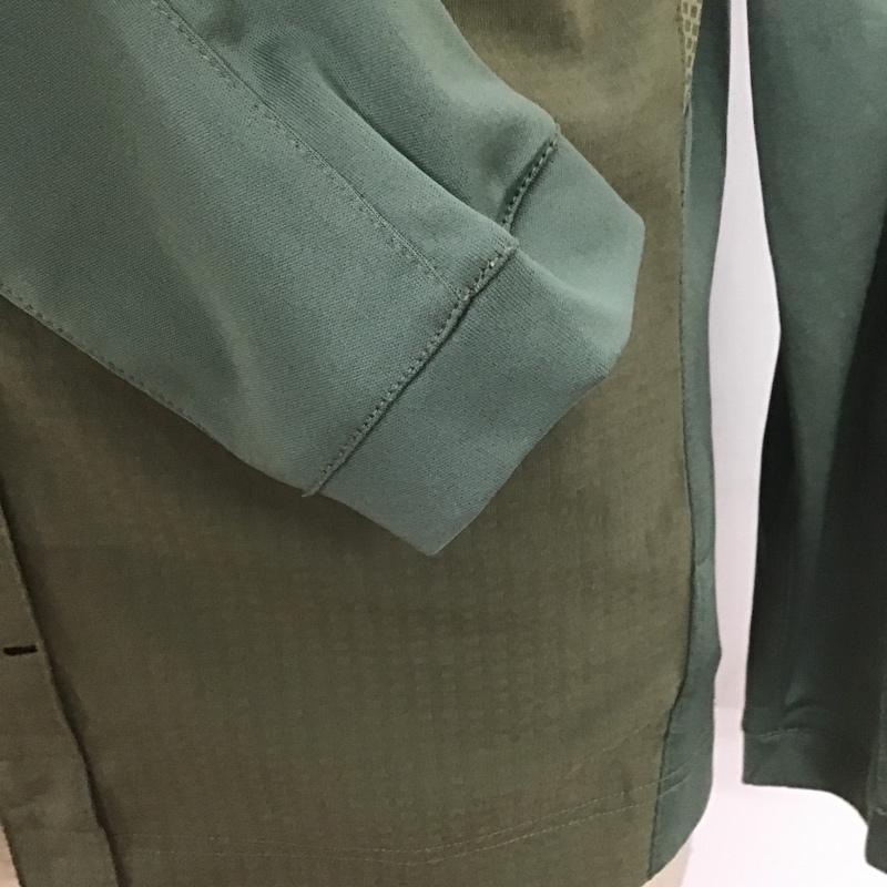 オークリー OAKLEY シャツ、ブラウス 長袖 432863JP スカルシェルターBD 長袖 シャツ L 無地 カーキ / カーキ /  メンズ USED 古着 中古 10104711