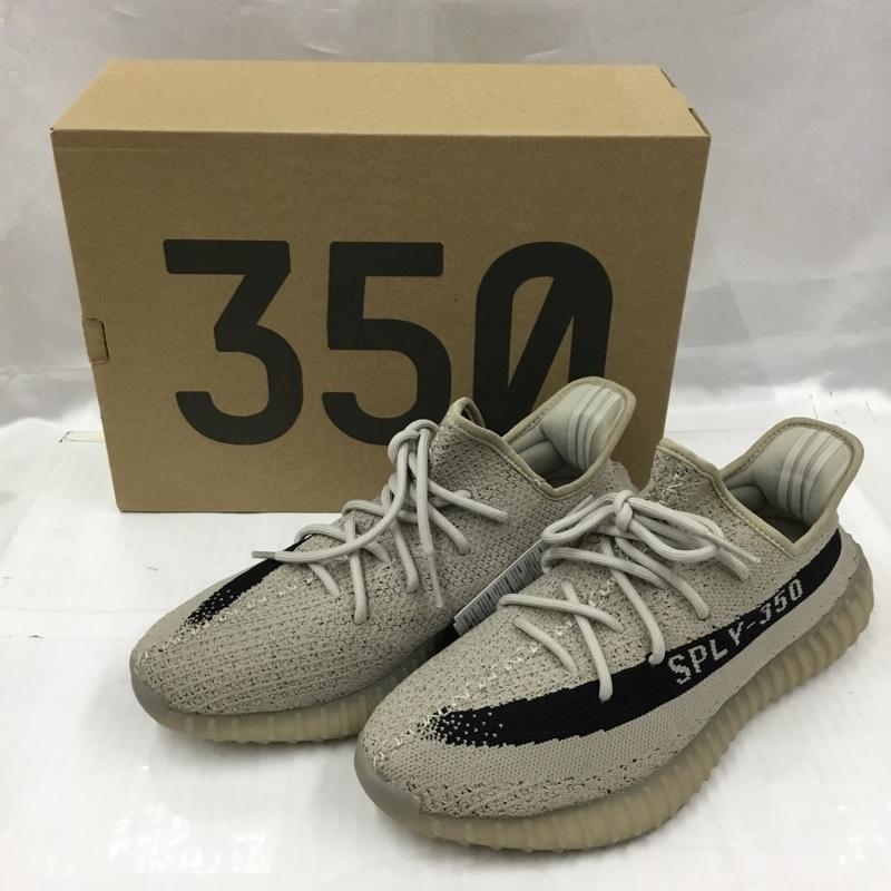 アディダス adidas スニーカー スニーカー HP7870 YEEZY BOOST 350 V2 29cm 箱有 29.0cm ロゴ、文字 黒 / ブラック / X グレージュ / グレージュ /  メンズ USED 古着 中古 10104712
