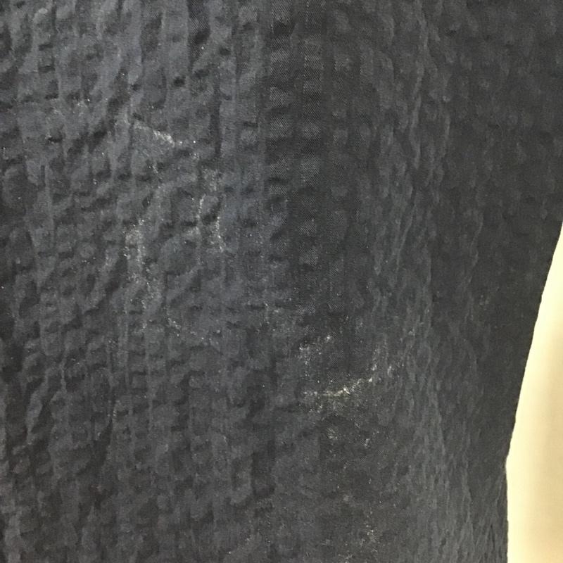 トミーヒルフィガー TOMMY HILFIGER シャツ、ブラウス 長袖 ボタンダウンシャツ M 無地 紺 / ネイビー /  メンズ USED 古着 中古 10104721