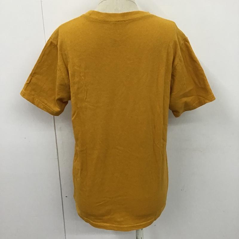 チャムス CHUMS Tシャツ 半袖 半袖カットソー プリントTシャツ クルーネックカットソー M プリント マスタード / マスタード /  レディース USED 古着 中古 10104731