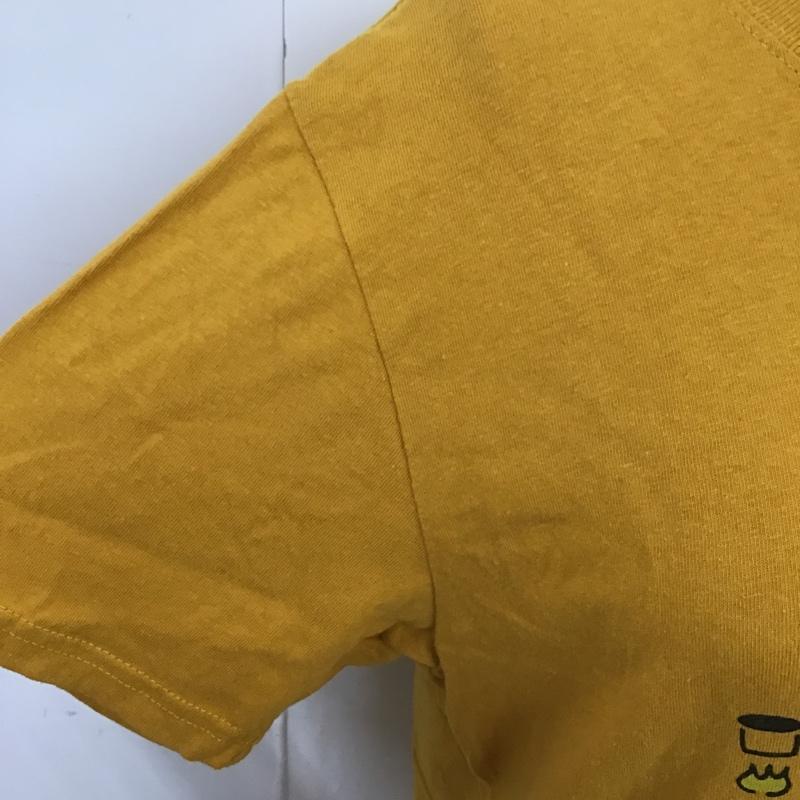チャムス CHUMS Tシャツ 半袖 半袖カットソー プリントTシャツ クルーネックカットソー M プリント マスタード / マスタード /  レディース USED 古着 中古 10104731