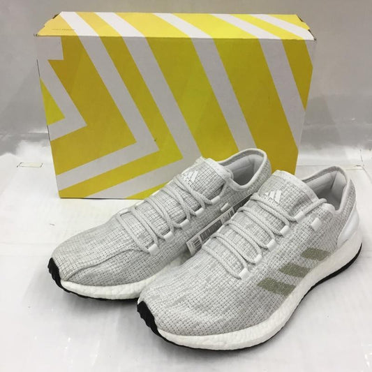 アディダス adidas スニーカー スニーカー BB6277 Pure BOOST 27.5cm 箱有 27.5cm ロゴ、文字 白 / ホワイト / X 灰 / グレー /  メンズ USED 古着 中古 10104736