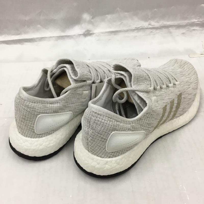 アディダス adidas スニーカー スニーカー BB6277 Pure BOOST 27.5cm 箱有 27.5cm ロゴ、文字 白 / ホワイト / X 灰 / グレー /  メンズ USED 古着 中古 10104736