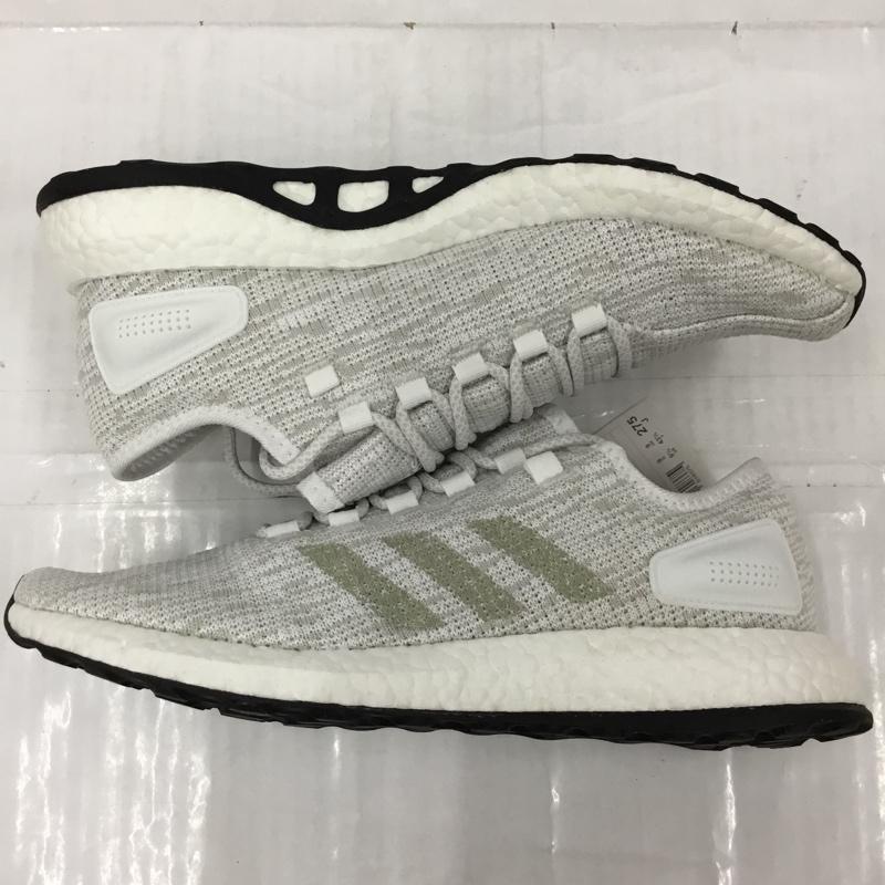 アディダス adidas スニーカー スニーカー BB6277 Pure BOOST 27.5cm 箱有 27.5cm ロゴ、文字 白 / ホワイト / X 灰 / グレー /  メンズ USED 古着 中古 10104736