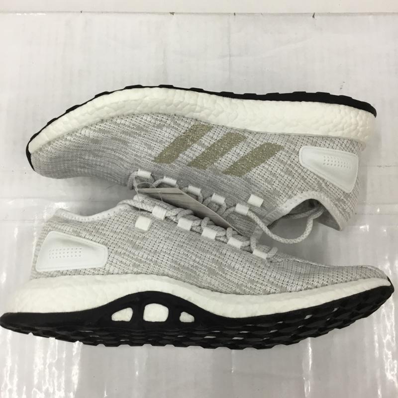 アディダス adidas スニーカー スニーカー BB6277 Pure BOOST 27.5cm 箱有 27.5cm ロゴ、文字 白 / ホワイト / X 灰 / グレー /  メンズ USED 古着 中古 10104736