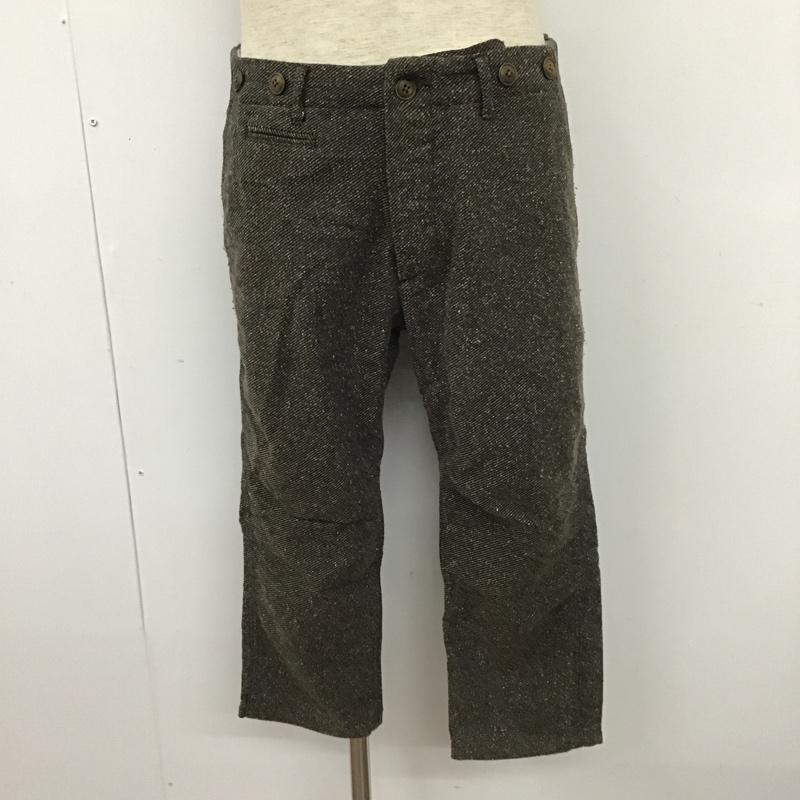 ジプシーアンドサンズ GYPSY&SONS パンツ チノパン GS1229968 ボトム カジュアルパンツ 七分丈 S 無地 茶 / ブラウン /  メンズ USED 古着 中古 10104748