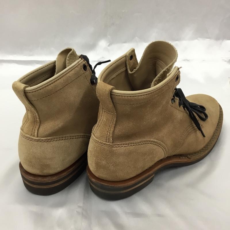 ウエスコ WESCO ブーツ ショートブーツ BE207700 Custom Jobmaster 10E 箱有 スエード ロゴ、文字 ベージュ / ベージュ /  メンズ USED 古着 中古 10104749