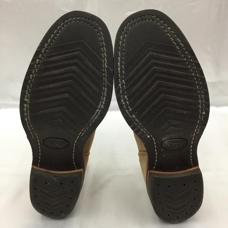 ウエスコ WESCO ブーツ ショートブーツ BE207700 Custom Jobmaster 10E 箱有 スエード ロゴ、文字 ベージュ / ベージュ /  メンズ USED 古着 中古 10104749