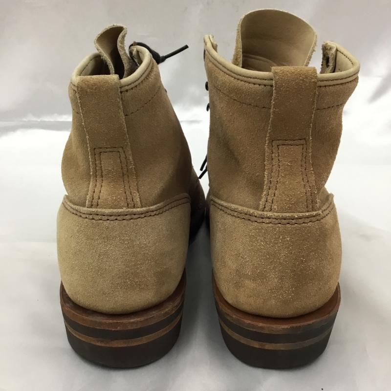 ウエスコ WESCO ブーツ ショートブーツ BE207700 Custom Jobmaster 10E 箱有 スエード ロゴ、文字 ベージュ / ベージュ /  メンズ USED 古着 中古 10104749