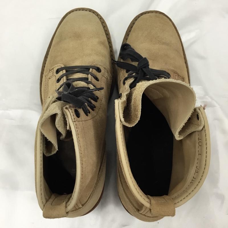 ウエスコ WESCO ブーツ ショートブーツ BE207700 Custom Jobmaster 10E 箱有 スエード ロゴ、文字 ベージュ / ベージュ /  メンズ USED 古着 中古 10104749