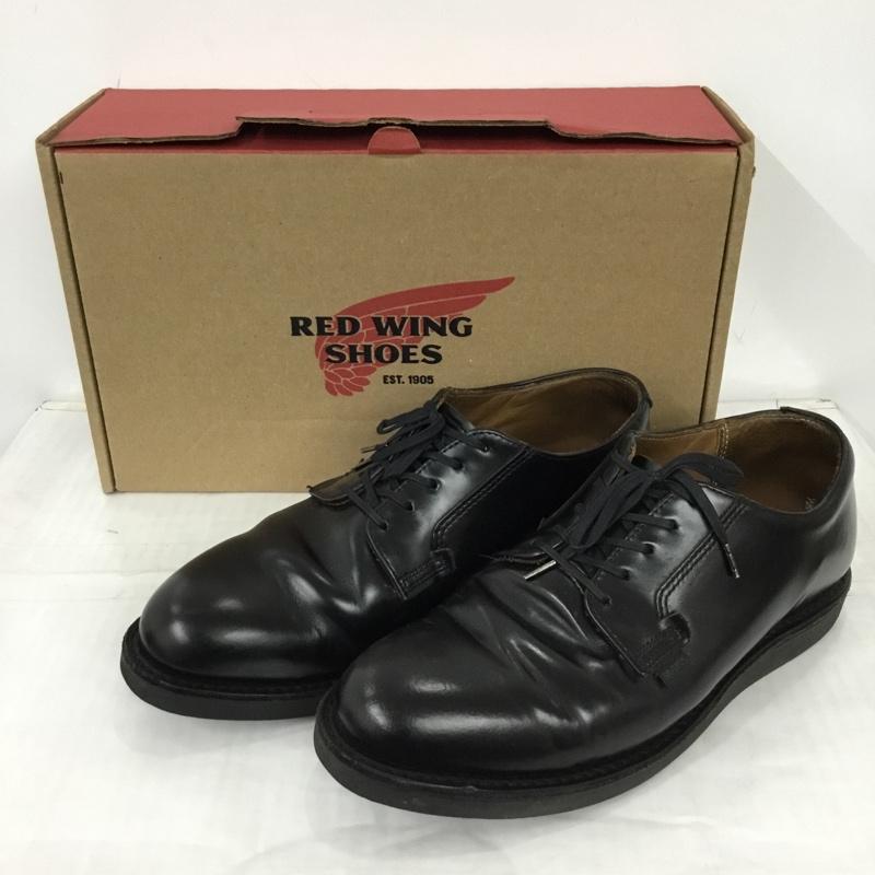レッドウィング RED WING 革靴 革靴 101 OXFORD US8.5D 26.5cm 箱有 26.5cm 無地 黒 / ブラック /  メンズ USED 古着 中古 10104760