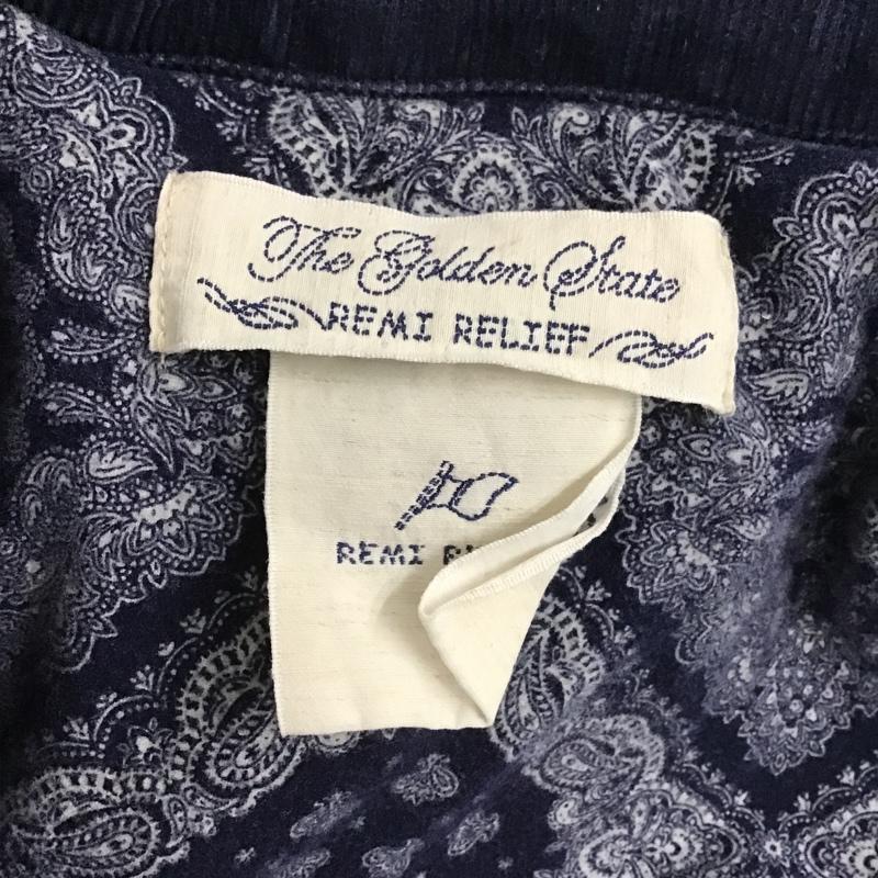 レミ レリーフ REMI RELIEF ジャケット、上着 ジャンパー、ブルゾン ジップアップジャケット S 無地 インディゴ / インディゴ /  メンズ USED 古着 中古 10104761