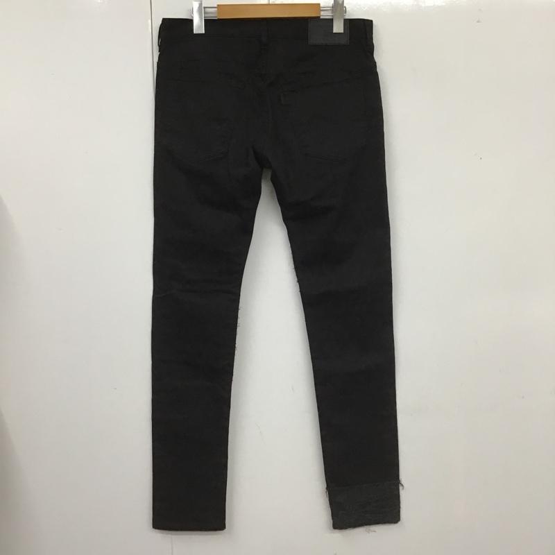 アンダーカバー UNDERCOVER パンツ デニム、ジーンズ UC1C4519 ハードダメージストレッチスリムパンツ スリムパンツ 4 無地 黒 / ブラック /  メンズ USED 古着 中古 10104769