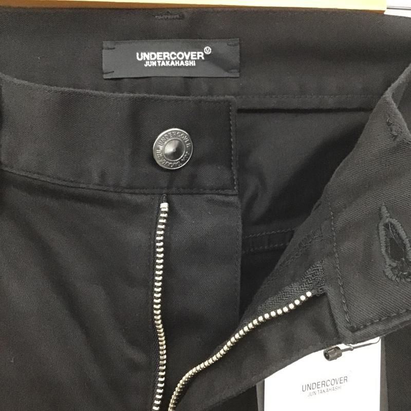 アンダーカバー UNDERCOVER パンツ デニム、ジーンズ UC1C4519 ハードダメージストレッチスリムパンツ スリムパンツ 4 無地 黒 / ブラック /  メンズ USED 古着 中古 10104769
