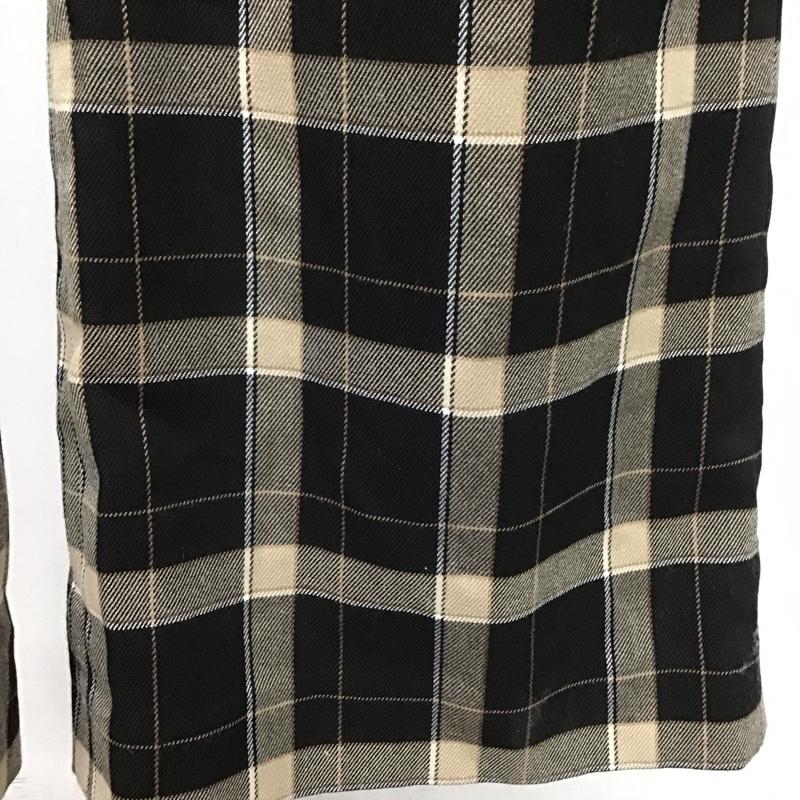 スライ SLY ボトムス ボトムス 030CAM31-2600 GINNY PLAID HW FLARE PT フレアパンツ 1 チェック 黒 / ブラック / X ベージュ / ベージュ /  レディース USED 古着 中古 10104770