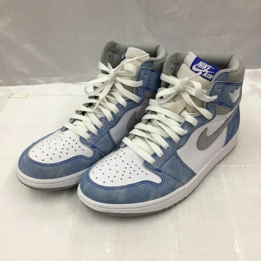 ナイキ NIKE スニーカー スニーカー 555088-402 AIR JORDAN 1 RETRO HIGH OG 27.5cm 27.5cm ロゴ、文字 水色 / ライトブルー / X 白 / ホワイト / X 灰 / グレー /  メンズ USED 古着 中古 10104783
