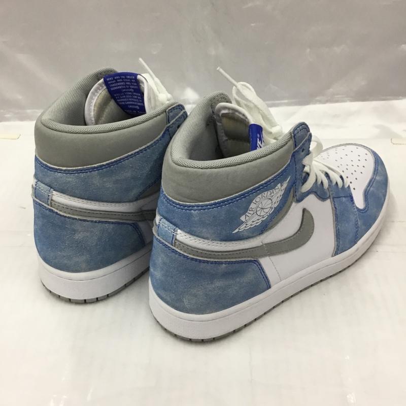 ナイキ NIKE スニーカー スニーカー 555088-402 AIR JORDAN 1 RETRO HIGH OG 27.5cm 27.5cm ロゴ、文字 水色 / ライトブルー / X 白 / ホワイト / X 灰 / グレー /  メンズ USED 古着 中古 10104783