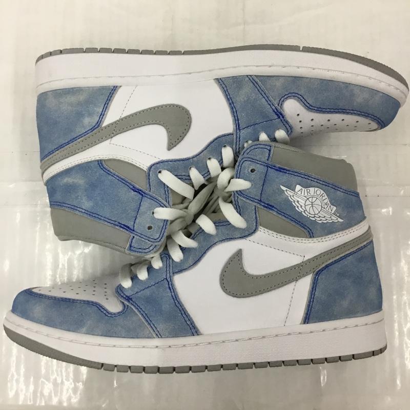 ナイキ NIKE スニーカー スニーカー 555088-402 AIR JORDAN 1 RETRO HIGH OG 27.5cm 27.5cm ロゴ、文字 水色 / ライトブルー / X 白 / ホワイト / X 灰 / グレー /  メンズ USED 古着 中古 10104783