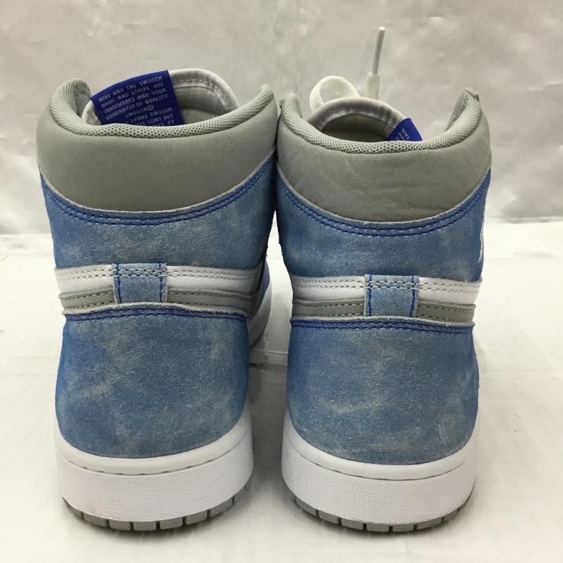 ナイキ NIKE スニーカー スニーカー 555088-402 AIR JORDAN 1 RETRO HIGH OG 27.5cm 27.5cm ロゴ、文字 水色 / ライトブルー / X 白 / ホワイト / X 灰 / グレー /  メンズ USED 古着 中古 10104783