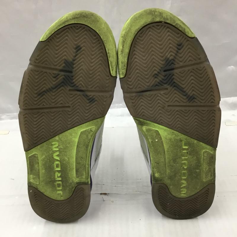 ナイキ NIKE スニーカー スニーカー DB3335-100 AIR JORDAN 5 RETRO 26.5cm 26.5cm ワンポイント 白 / ホワイト / X 紫 / パープル / X 黒 / ブラック /  メンズ USED 古着 中古 10104785