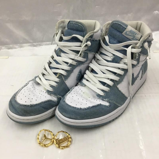 ナイキ NIKE スニーカー スニーカー DM9036-104 WMNS AIR JORDAN 1 RETRO HIGH OG 28.5cm 28.5cm ロゴ、文字 白 / ホワイト / X 水色 / ライトブルー /  メンズ USED 古着 中古 10104788