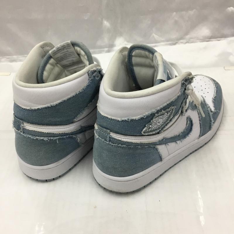 ナイキ NIKE スニーカー スニーカー DM9036-104 WMNS AIR JORDAN 1 RETRO HIGH OG 28.5cm 28.5cm ロゴ、文字 白 / ホワイト / X 水色 / ライトブルー /  メンズ USED 古着 中古 10104788