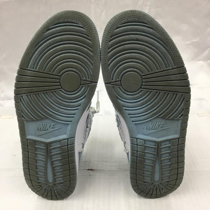 ナイキ NIKE スニーカー スニーカー DM9036-104 WMNS AIR JORDAN 1 RETRO HIGH OG 28.5cm 28.5cm ロゴ、文字 白 / ホワイト / X 水色 / ライトブルー /  メンズ USED 古着 中古 10104788