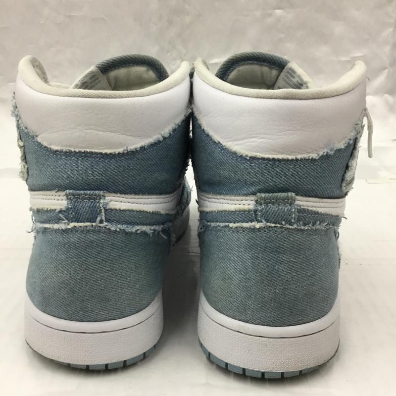ナイキ NIKE スニーカー スニーカー DM9036-104 WMNS AIR JORDAN 1 RETRO HIGH OG 28.5cm 28.5cm ロゴ、文字 白 / ホワイト / X 水色 / ライトブルー /  メンズ USED 古着 中古 10104788