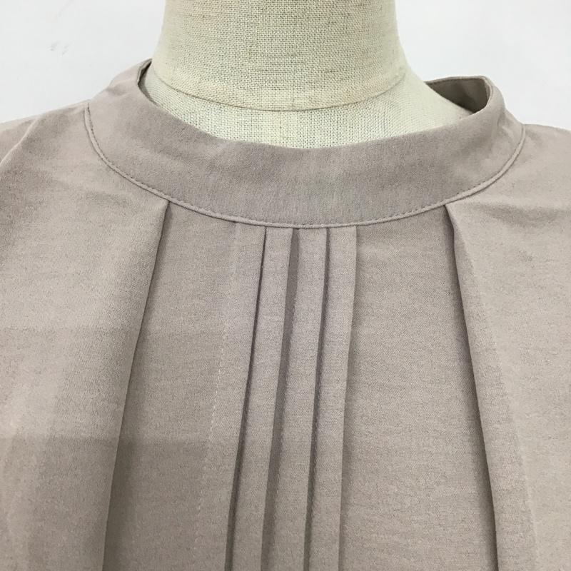 オリーブデオリーブ OLIVE des OLIVE ワンピース ロングスカート 長袖ロングワンピース フレアワンピース 前開ワンピース ノーカラーシャツワンピース FREE 無地 ベージュ / ベージュ /  レディース USED 古着 中古 10104793