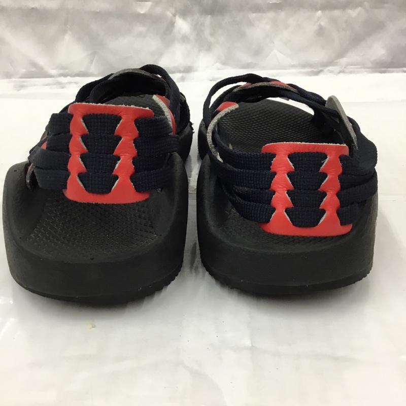 グラミチ GRAMICCI サンダル サンダル ランジ スポーツサンダル アウトドア ロゴ、文字 黒 / ブラック / X 赤 / レッド / X 紺 / ネイビー /  メンズ USED 古着 中古 10104794