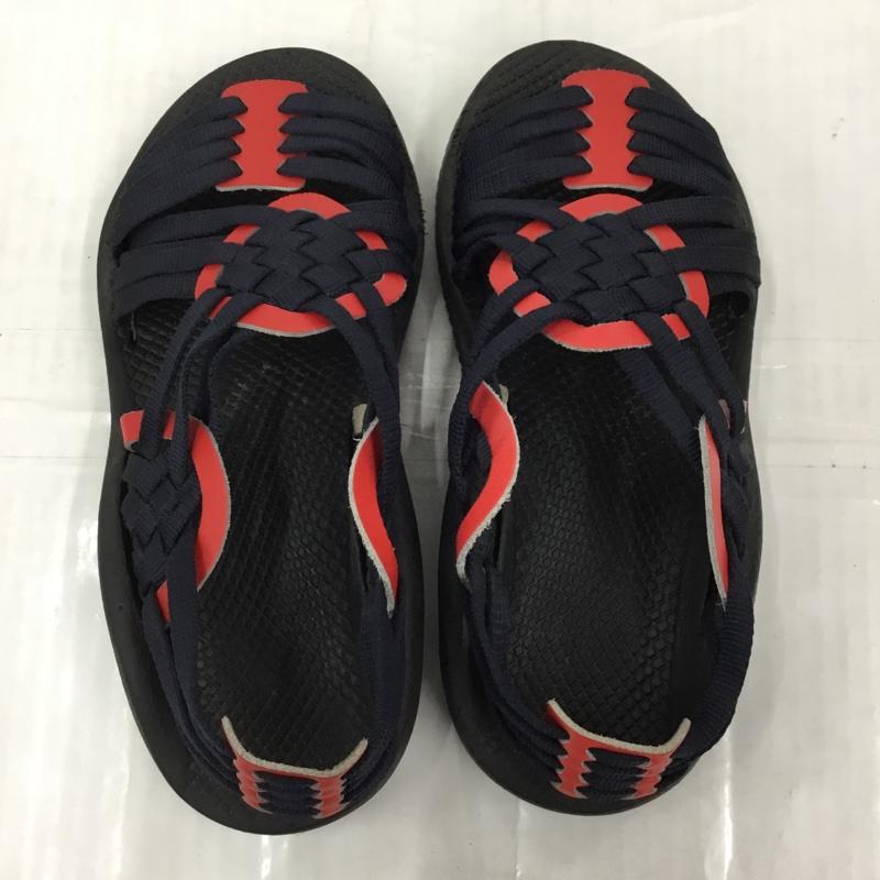 グラミチ GRAMICCI サンダル サンダル ランジ スポーツサンダル アウトドア ロゴ、文字 黒 / ブラック / X 赤 / レッド / X 紺 / ネイビー /  メンズ USED 古着 中古 10104794