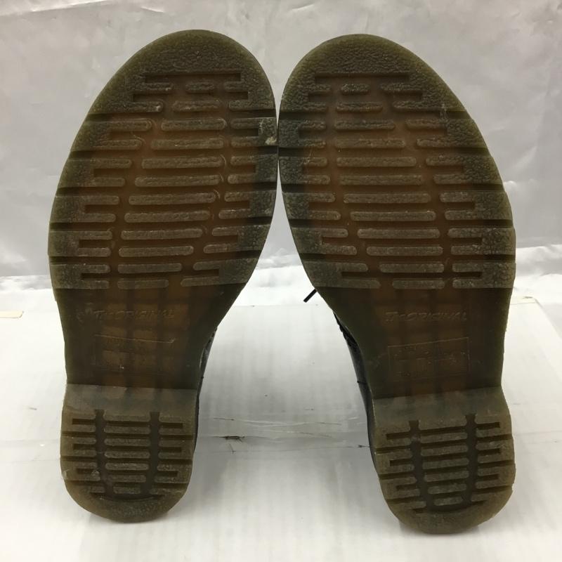 ドクターマーチン Dr.Martens ブーツ ショートブーツ 1460 8ホール レザー UK8 US：9 無地 黒 / ブラック /  メンズ USED 古着 中古 10104797