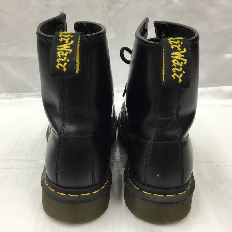 ドクターマーチン Dr.Martens ブーツ ショートブーツ 1460 8ホール レザー UK8 US：9 無地 黒 / ブラック /  メンズ USED 古着 中古 10104797
