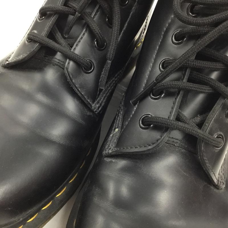 ドクターマーチン Dr.Martens ブーツ ショートブーツ 1460 8ホール レザー UK8 US：9 無地 黒 / ブラック /  メンズ USED 古着 中古 10104797